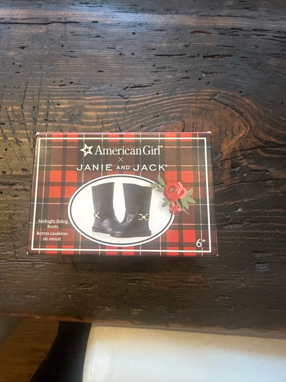 American Girl Janie and Jack Doll Box - Red and Black Plaid